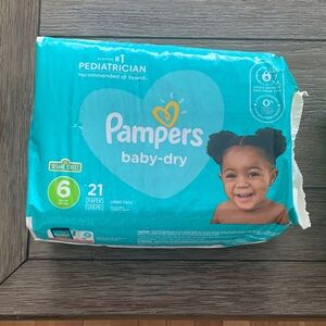 3/$20Pampers Baby-Dry Diaper Covers - size 6